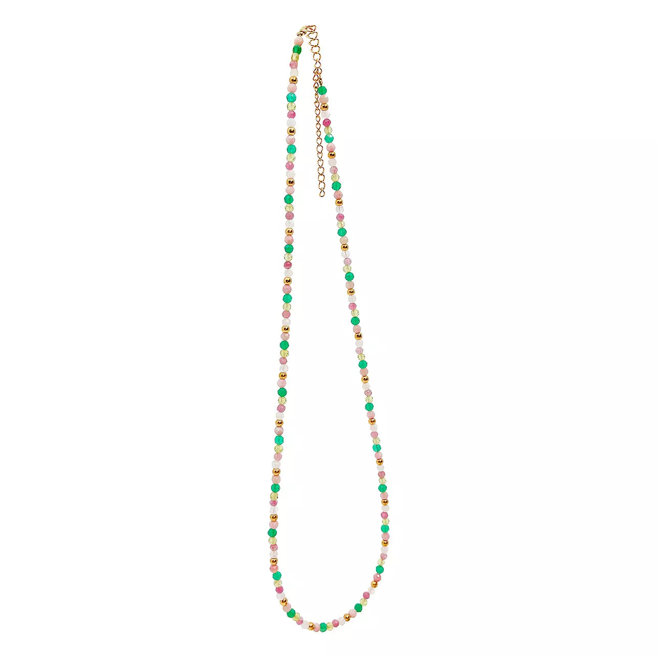 Malia Steel Beaded Necklace Multi
