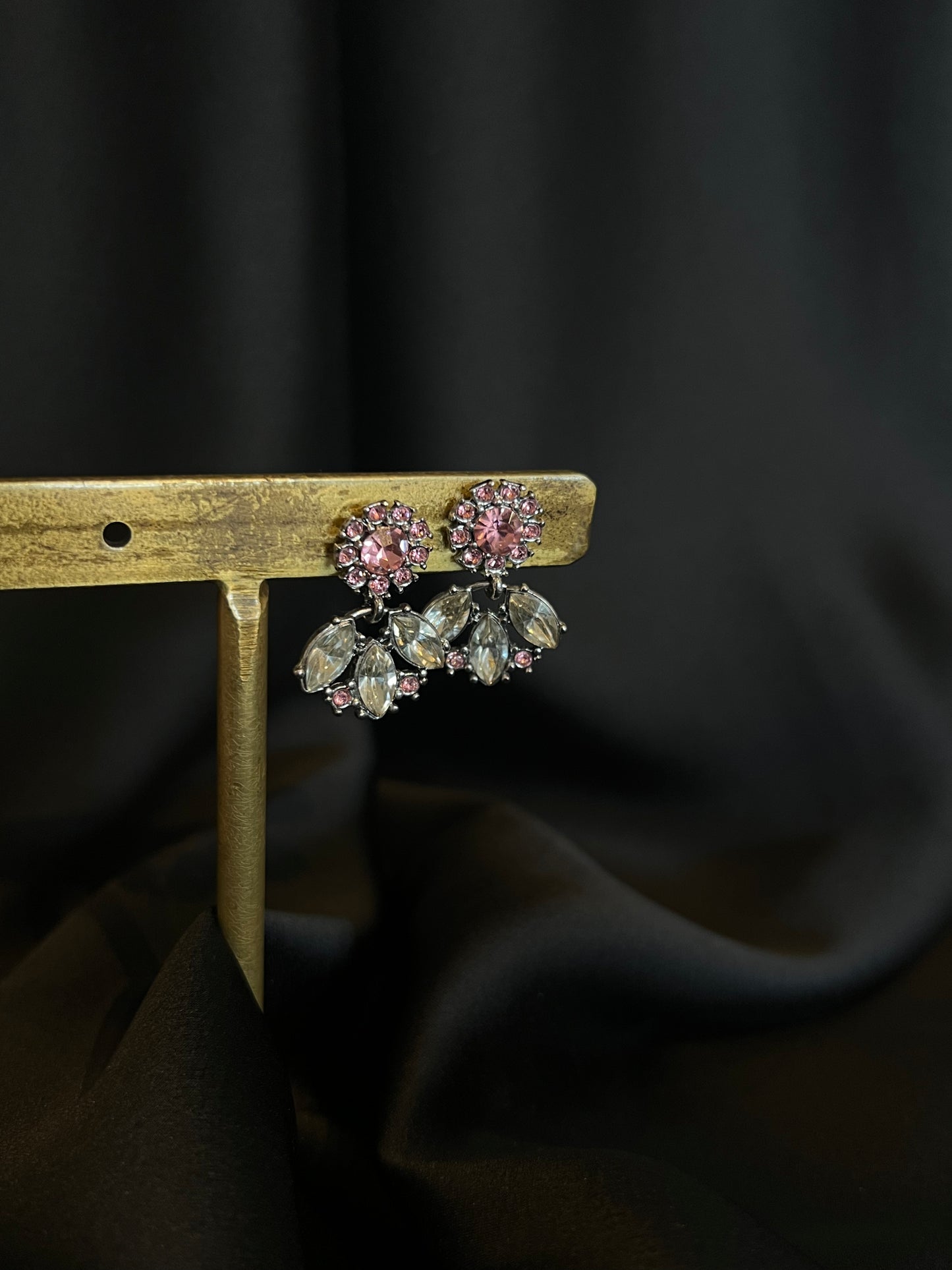 Örhänge Rosa Silver