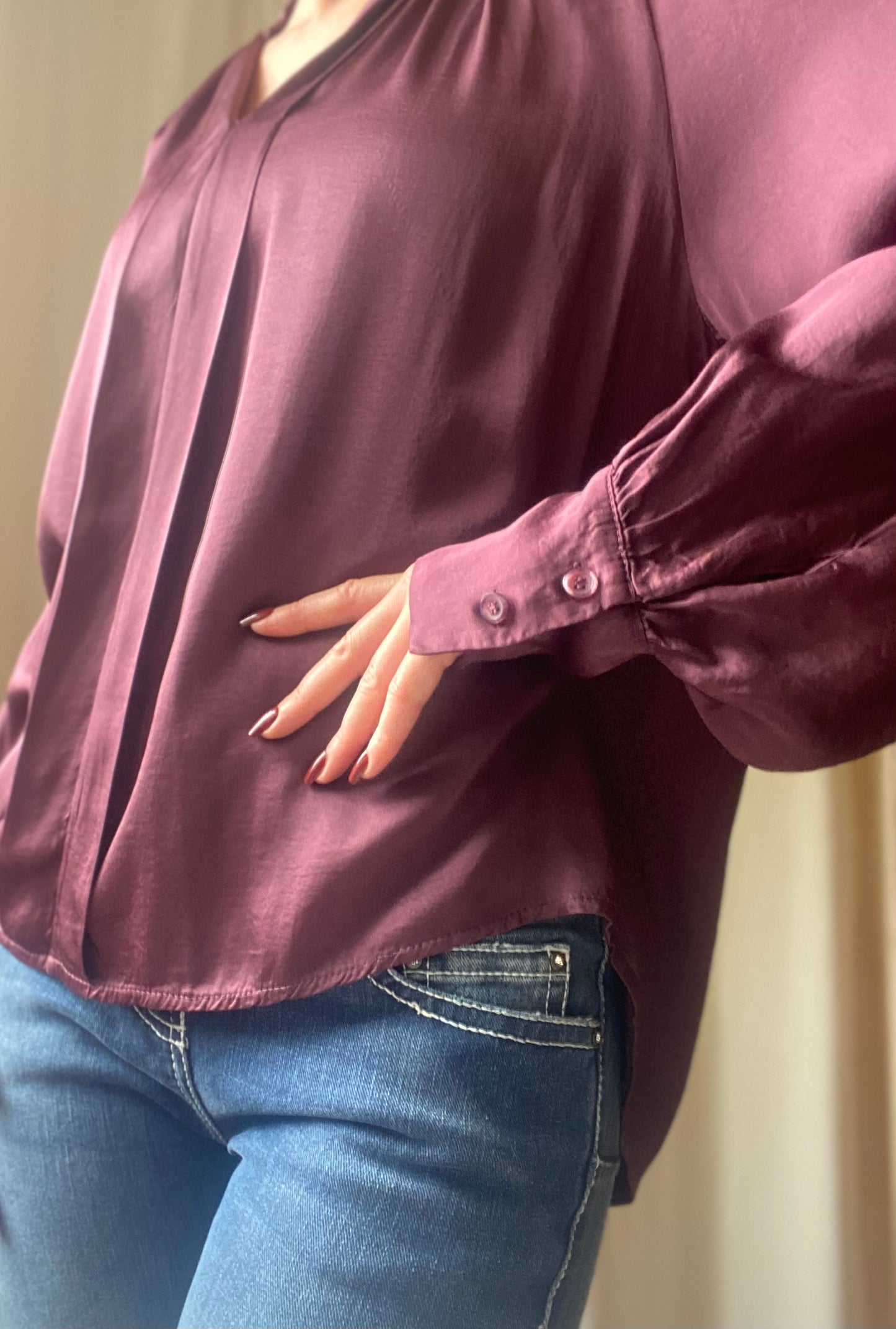 Mollie Blus burgundy