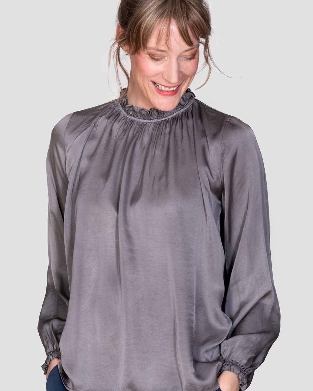 Valetta Blouse Grey
