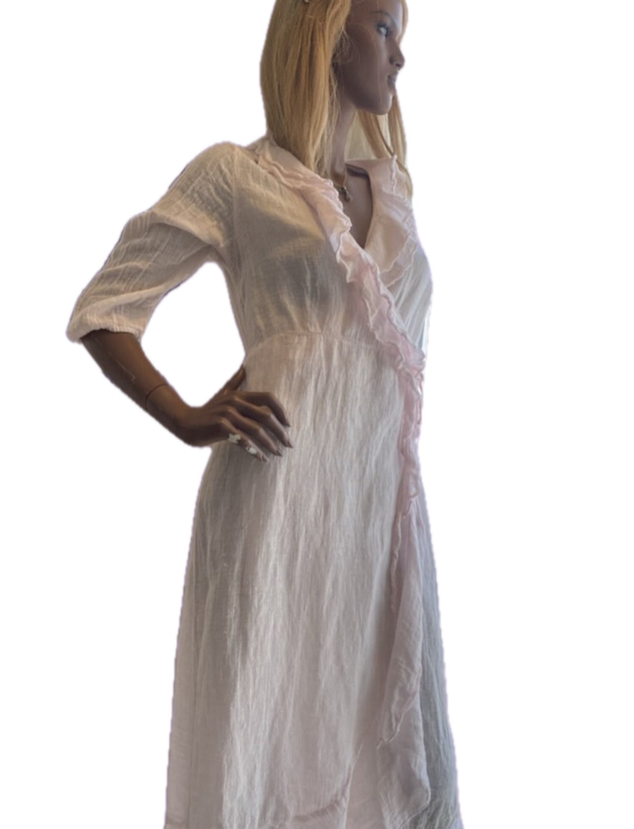 Omlott klänning - Rosa