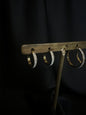 Holly Hoop Small Gold Clear