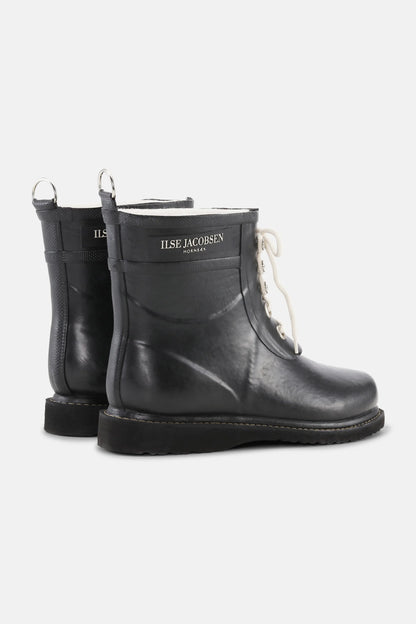 Short Rubber Boots Black