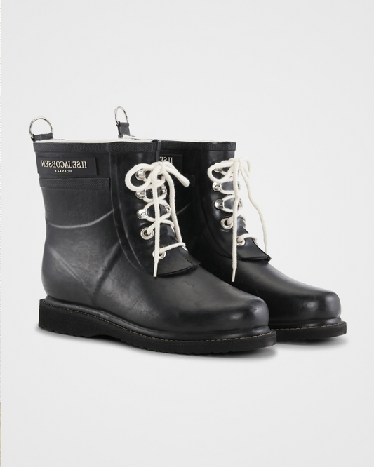 Short Rubber Boots Black