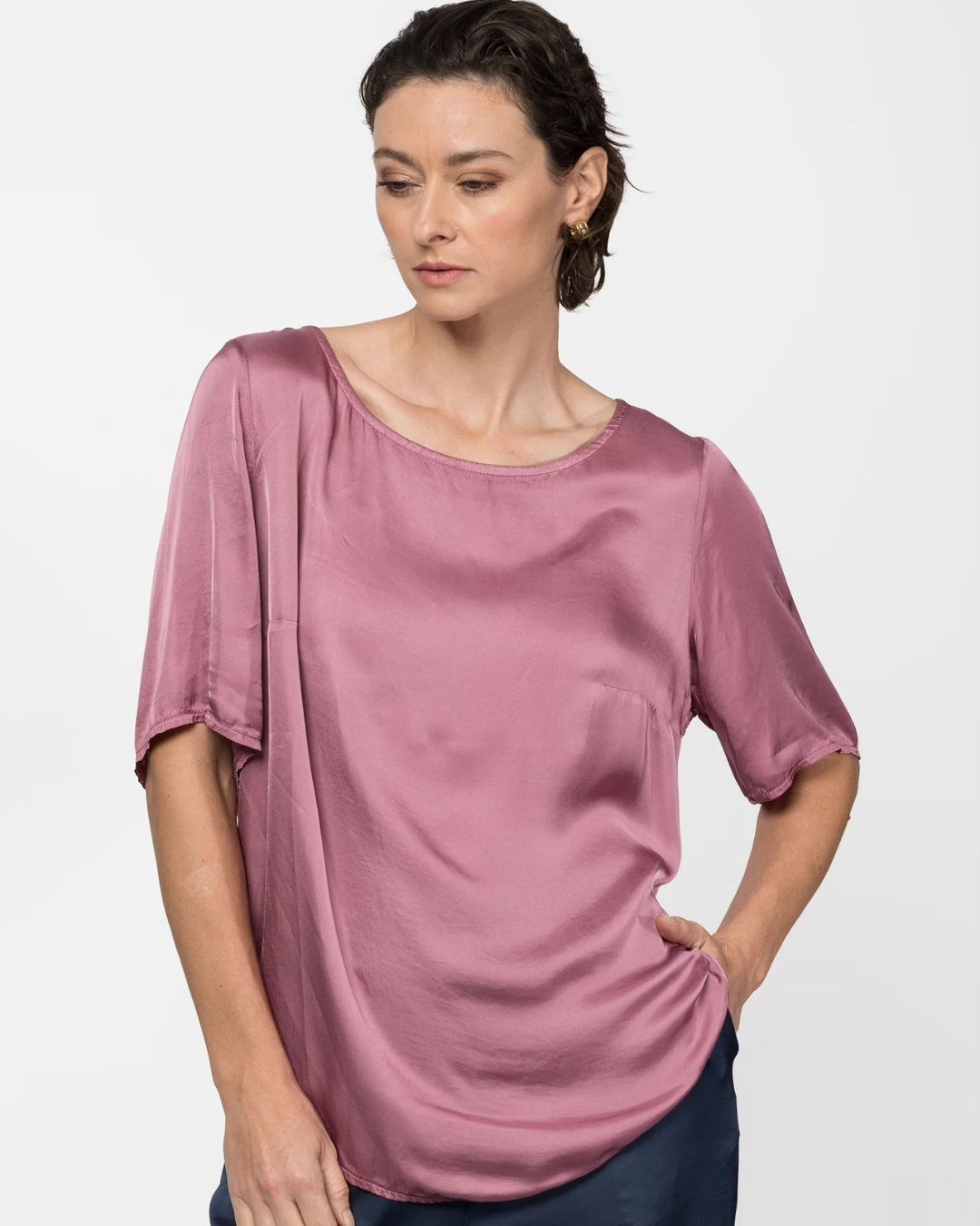Nora Smokey Pink Blouse